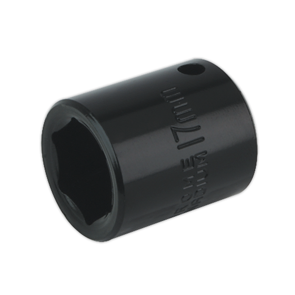 Sealey IS3817 ⏐ Premier Impact Socket 3/8"Sq Drive 17mm