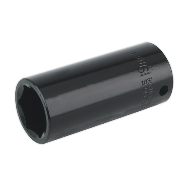 Sealey IS3819D ⏐ Premier Deep Impact Socket 3/8"Sq Drive 19mm