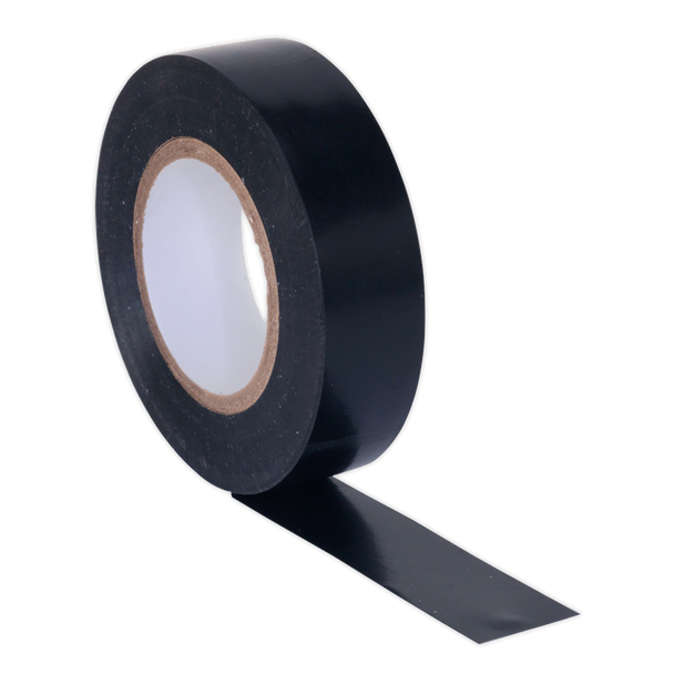 Sealey ITBLK10 ⏐ PVC Insulating Tape 19mm x 20m, Black - Pack of 10