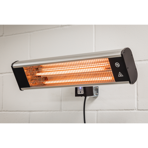 Sealey IWMH1809R ⏐ High Efficiency Carbon Fibre Wall Mounting Infrared Heater 1800W/230V