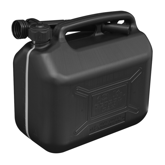 Sealey JC10PB ⏐ Fuel Can 10L - Black