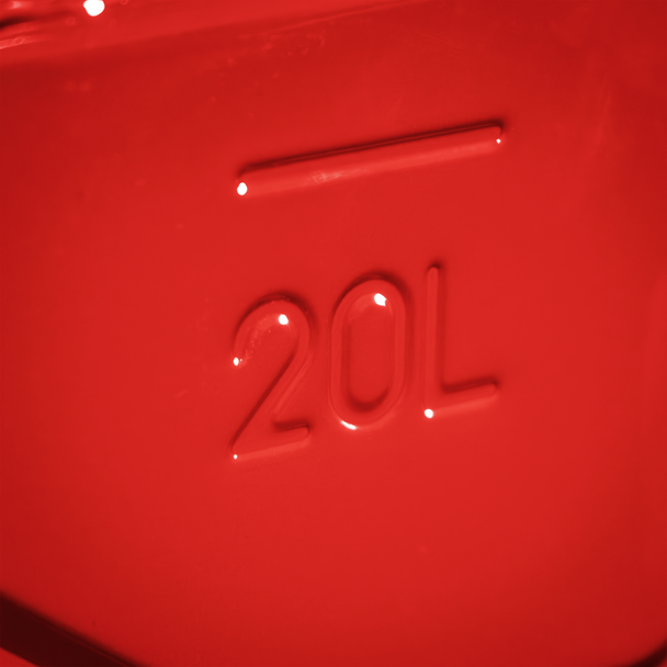 Sealey JC20SCR ⏐ Screw Cap Metal Jerry Can 20L - Red