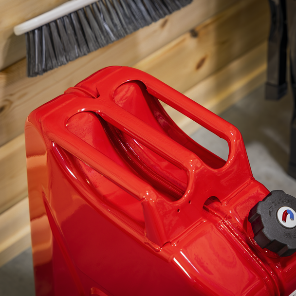 Sealey JC20SCR ⏐ Screw Cap Metal Jerry Can 20L - Red