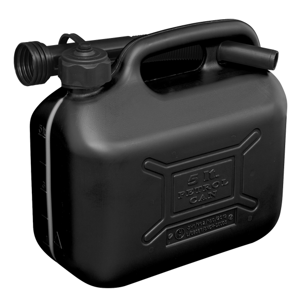 Sealey JC5B ⏐ Fuel Can 5L - Black