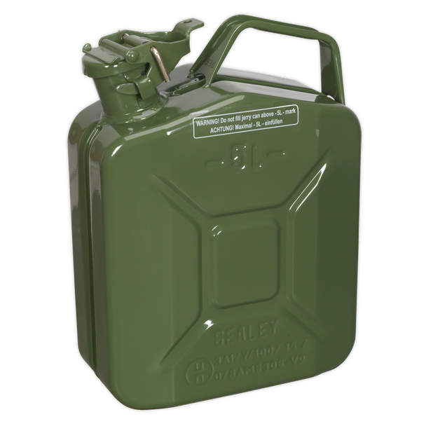 Sealey JC5MG ⏐ Jerry Can 5L - Green