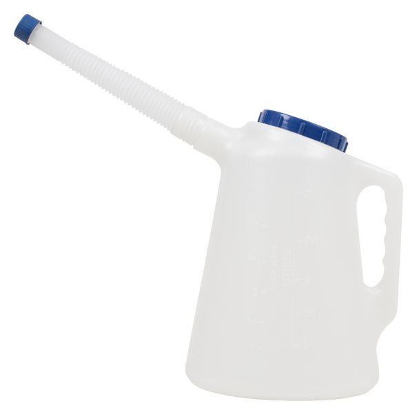 Sealey JDL3B ⏐ Oil Container with Blue Lid & Flexible Spout 3L