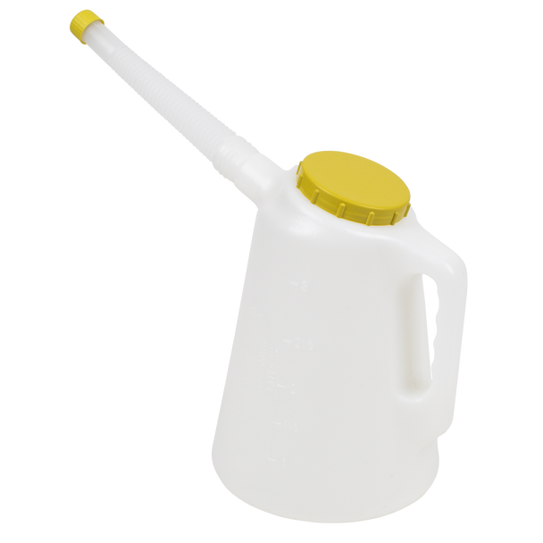 Sealey JDL3L ⏐ Oil Container with Lime Lid & Flexible Spout 3L