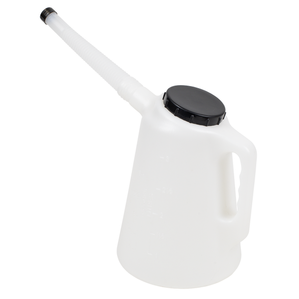 Sealey JDL3 ⏐ Oil Container with Black Lid & Flexible Spout 3L