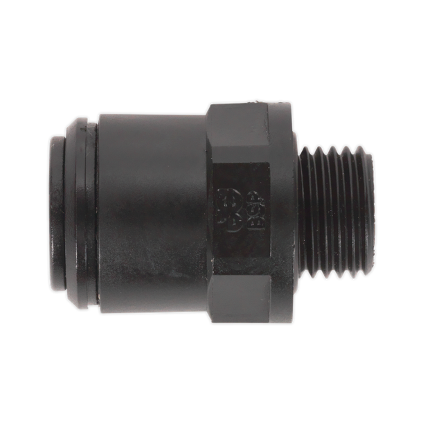 Sealey JGC614 ⏐ John Guest® Speedfit® Straight Adaptor 6mm x 1/4"BSP - Pack of 5