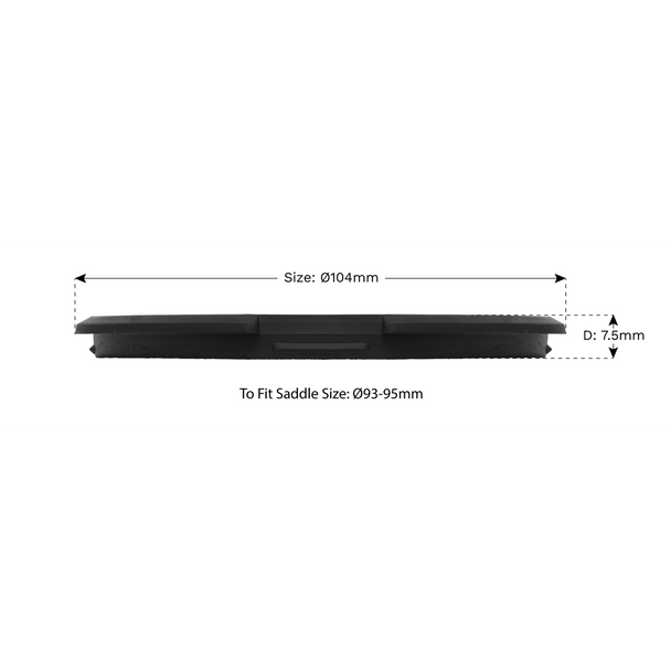 Sealey JP09 ⏐ Safety Rubber Jack Pad - Type B