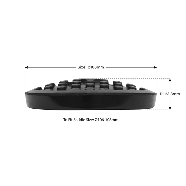 Sealey JP10 ⏐ Safety Rubber Jack Pad - Type C