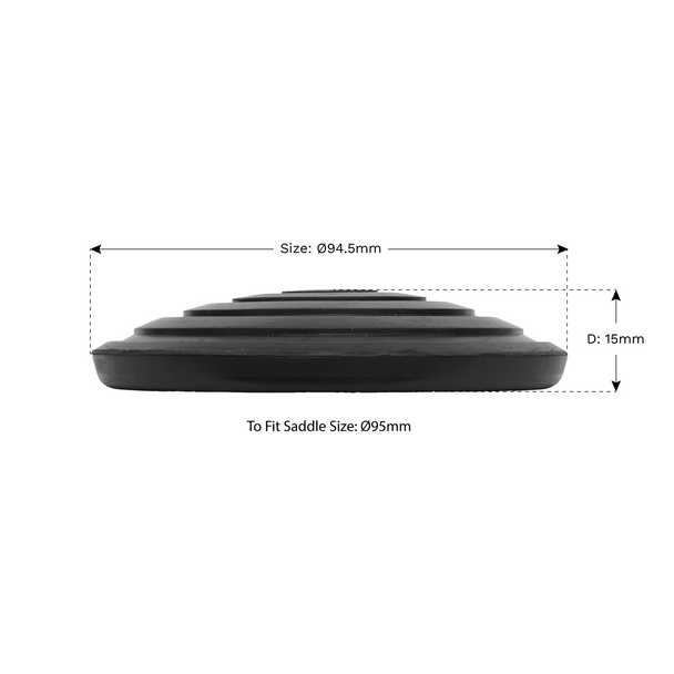 Sealey JP13 ⏐ Safety Rubber Jack Pad - Type C