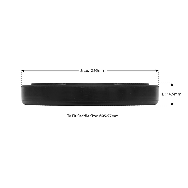 Sealey JP14 ⏐ Safety Rubber Jack Pad - Type B