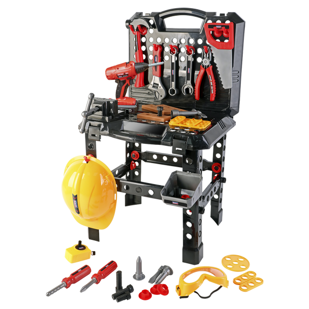 Sealey JTK2 ⏐ Junior Toy Tool Kit with Workbench 90pc