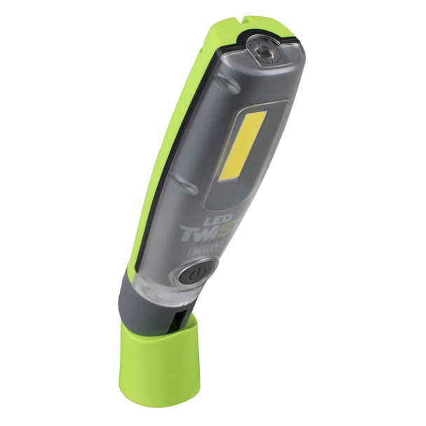 Sealey LED1001GDB ⏐ LED Twist Rechargeable Inspection Light, Green - Box of 12