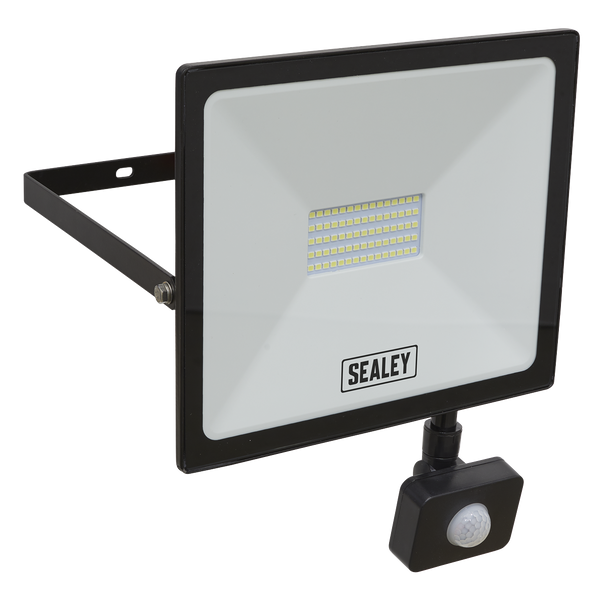 Sealey LED113PIR⏐ Extra-Slim Floodlight with PIR Sensor 50W SMD LED