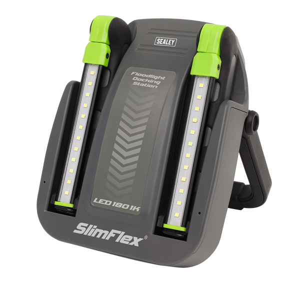 Sealey LED1801K ⏐ Rechargeable Floodlight/Folding Inspection Light Docking Station Kit