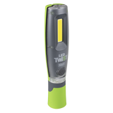 Sealey LED2001GDB ⏐ Rechargeable Inspection Light 16W COB & 1W SMD LED - Green - Display Box of 12