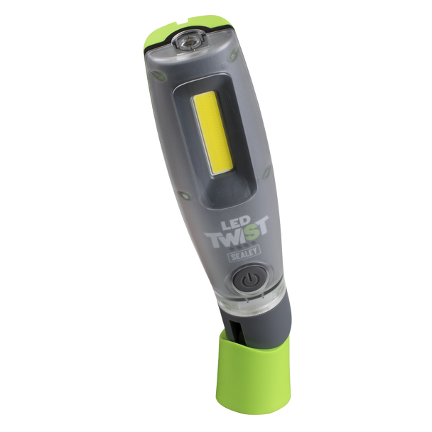 Sealey LED2001GDB ⏐ Rechargeable Inspection Light 16W COB & 1W SMD LED - Green - Display Box of 12