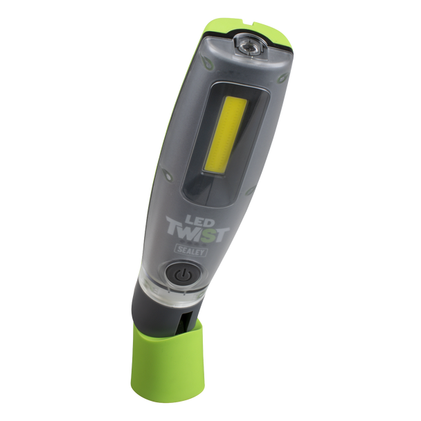 Sealey LED2001GDB ⏐ Rechargeable Inspection Light 16W COB & 1W SMD LED - Green - Display Box of 12