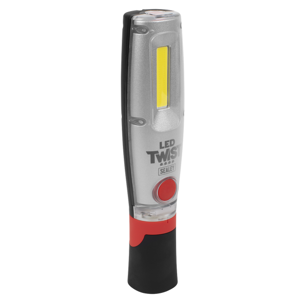 Sealey LED2001 ⏐ LED Twist Rechargeable Inspection Light 16W COB & 1W SMD