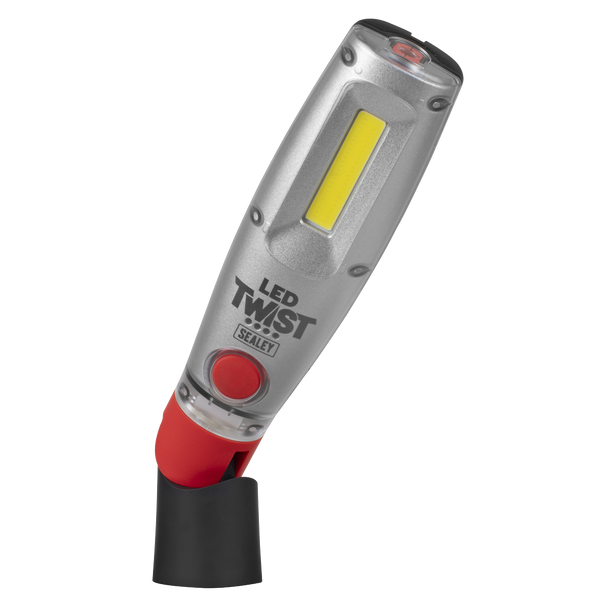 Sealey LED2001 ⏐ LED Twist Rechargeable Inspection Light 16W COB & 1W SMD