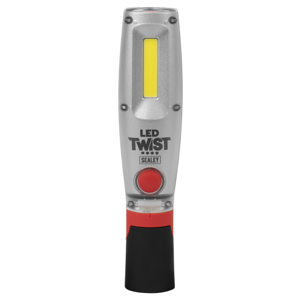 Sealey LED2001 ⏐ LED Twist Rechargeable Inspection Light 16W COB & 1W SMD