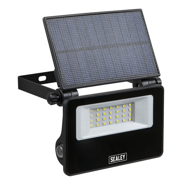 Sealey LED20S ⏐ Extra-Slim Solar Floodlight with Wall Bracket 20W SMD LED