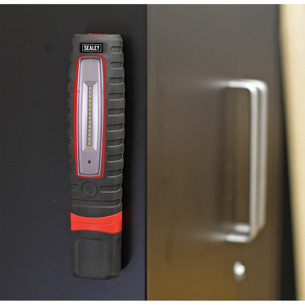 Sealey LED360 ⏐ Rechargeable 360° Inspection Light 8W & 3W SMD LED - Black