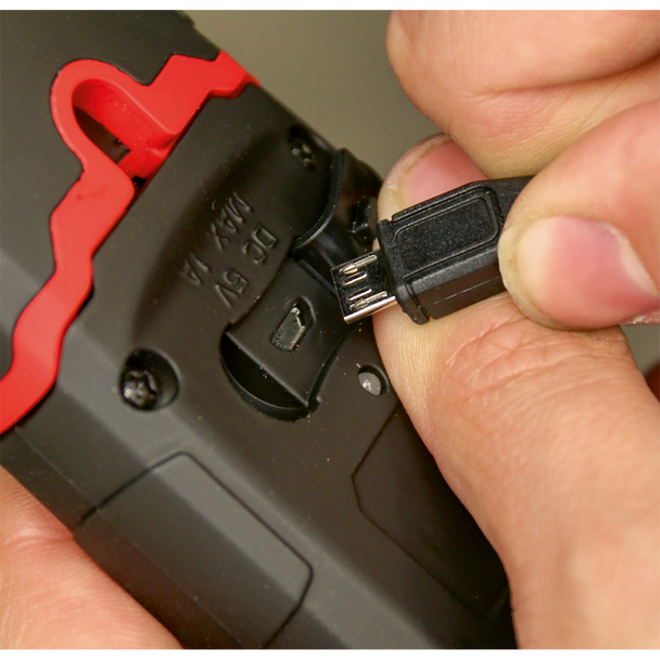 Sealey LED3601 ⏐ Rechargeable 360° Inspection Light 3W COB & 1W SMD LED - Black