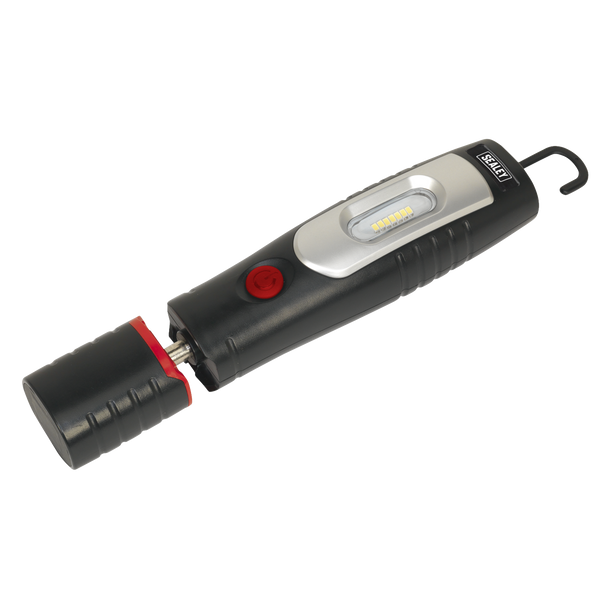 Sealey LED3602 ⏐ Rechargeable 360° Inspection Light 4W & 3W SMD LED - Black