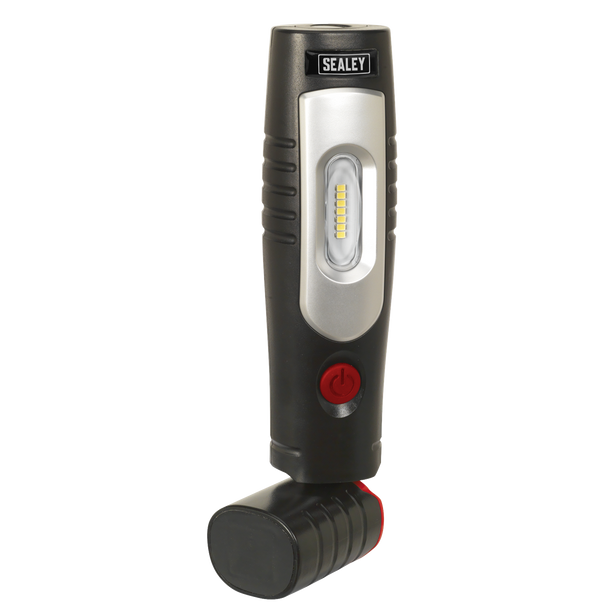 Sealey LED3602 ⏐ Rechargeable 360° Inspection Light 4W & 3W SMD LED - Black