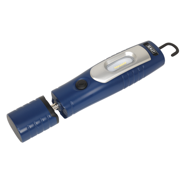 Sealey LED3602B ⏐ Rechargeable 360° Inspection Light 4W & 3W SMD LED - Blue