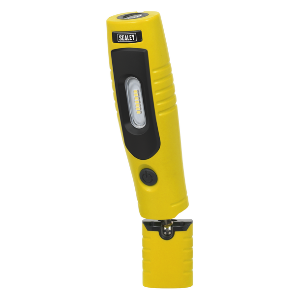 Sealey LED3602Y ⏐ Rechargeable 360° Inspection Light 4W & 3W SMD LED - Yellow