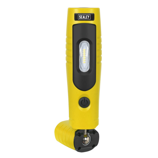 Sealey LED3602Y ⏐ Rechargeable 360° Inspection Light 4W & 3W SMD LED - Yellow