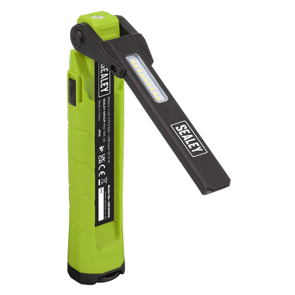 Sealey LED3605G ⏐ Rechargeable 360° Inspection Light 10W & 2 x 4W SMD LED - Green