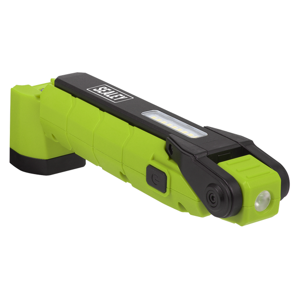 Sealey LED3605G ⏐ Rechargeable 360° Inspection Light 10W & 2 x 4W SMD LED - Green