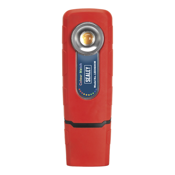 Sealey LED360CM ⏐ 360° Rechargeable Inspection Light 5W COB LED Colour Match CRI 96 - 3-Colour