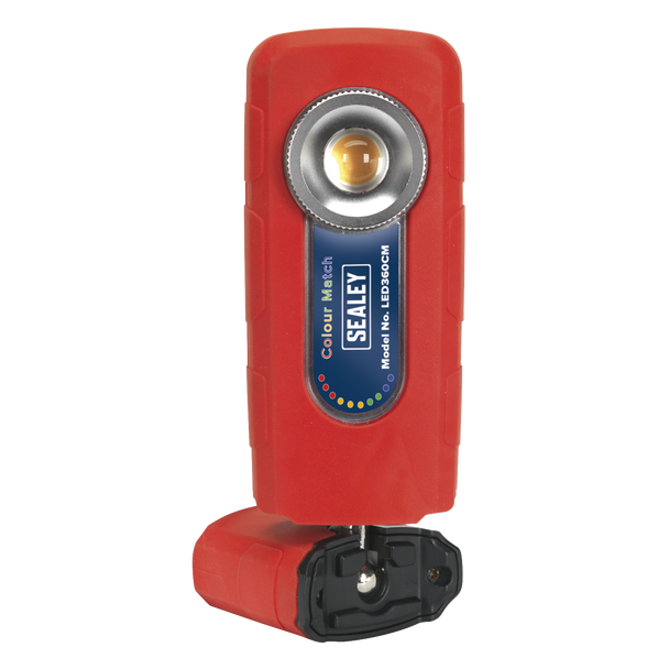 Sealey LED360CM ⏐ 360° Rechargeable Inspection Light 5W COB LED Colour Match CRI 96 - 3-Colour