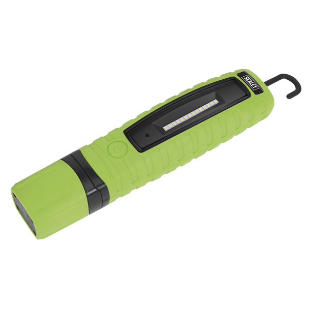 Sealey LED360G ⏐ Rechargeable 360° Inspection Light 8W & 3W SMD LED - Green