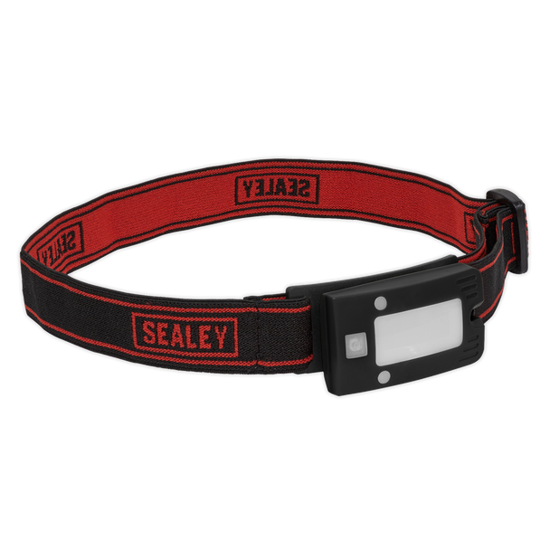 Sealey LED360HT ⏐ Rechargeable Head Torch with Auto-Sensor 2W COB LED - Black