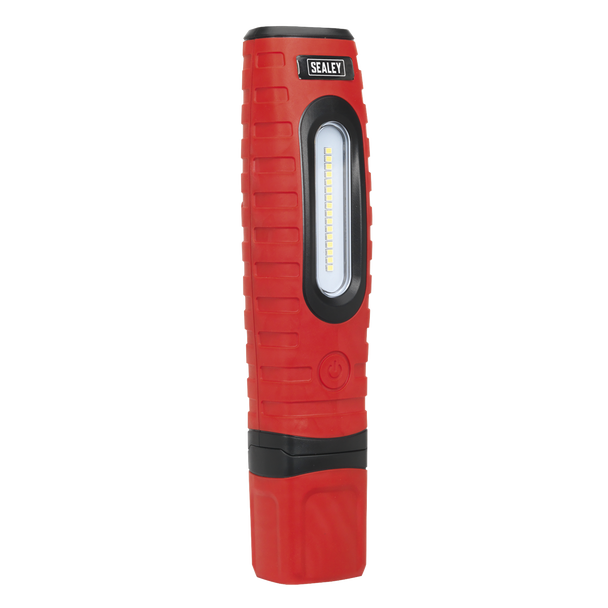 Sealey LED360PLUSR ⏐ Rechargeable 360° Inspection Light 10W & 3W SMD LED - Red