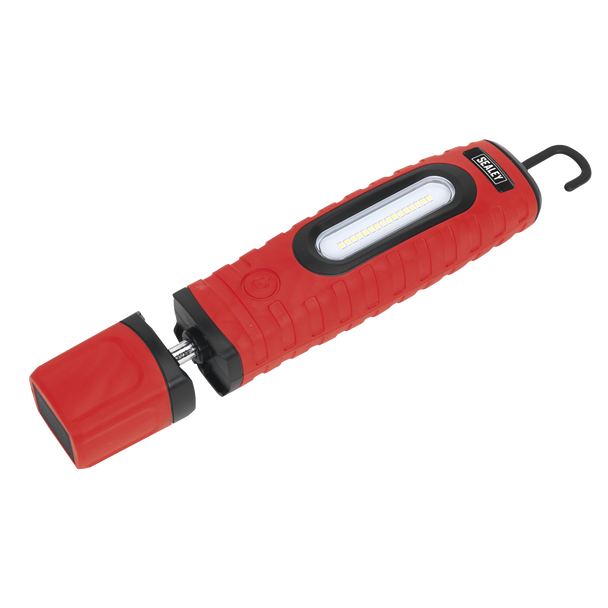 Sealey LED360PLUSR ⏐ Rechargeable 360° Inspection Light 10W & 3W SMD LED - Red