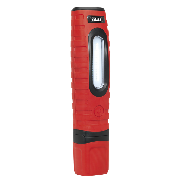 Sealey LED360PLUSR ⏐ Rechargeable 360° Inspection Light 10W & 3W SMD LED - Red