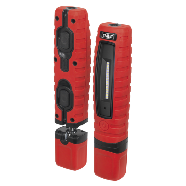 Sealey LED360R ⏐ Rechargeable 360° Inspection Light 8W & 3W SMD LED - Red