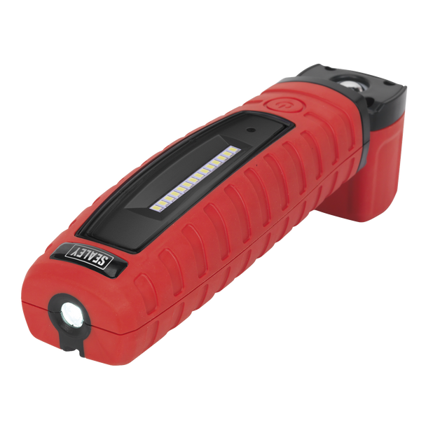 Sealey LED360R ⏐ Rechargeable 360° Inspection Light 8W & 3W SMD LED - Red
