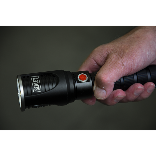 Sealey LED4491 ⏐ Rechargeable Aluminium Torch with Adjustable Focus 5W SMD LED