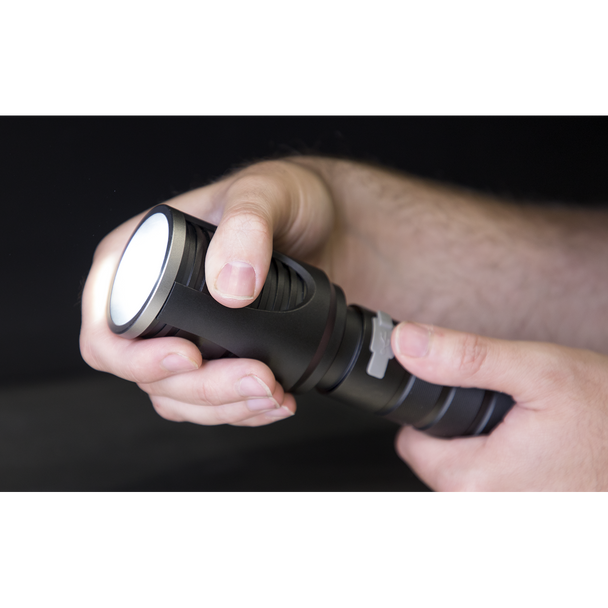 Sealey LED4494 ⏐ Rechargeable Aluminium Torch with Adjustable Focus 60W COB LED