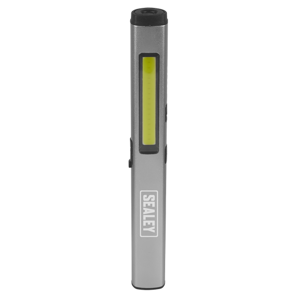 Sealey LED450UV ⏐ Rechargeable UV Penlight Torch with Laser Pointer 5W COB & 3W SMD LED