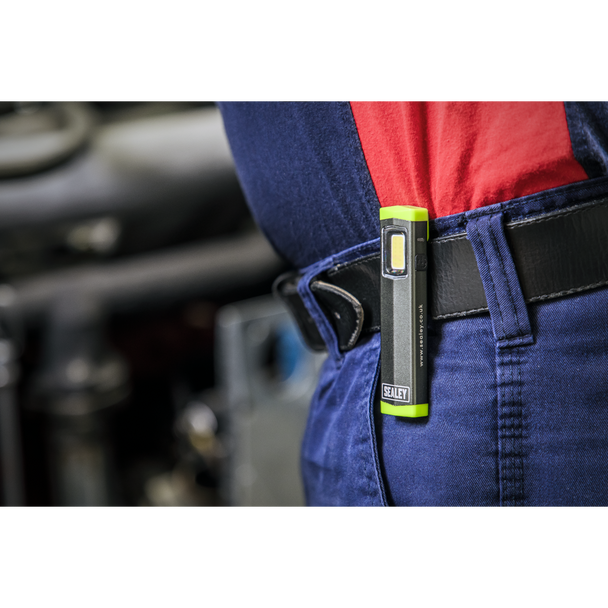 Sealey LED500SB ⏐ Mini Super Beam Aluminium Pocket Light 3W COB LED